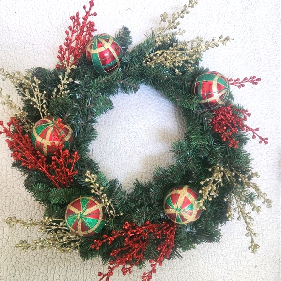 Christmas door wreath - Picture 2 of 3